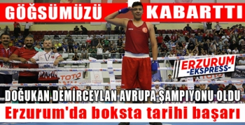 Erzurum'da boksta tarihi başarı