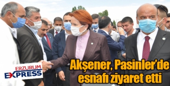 İYİ Parti Genel Başkanı Meral Akşener, Pasinler’de