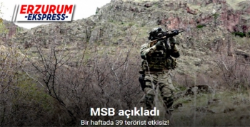 Milli Savunma Bakanlığı duyurdu.