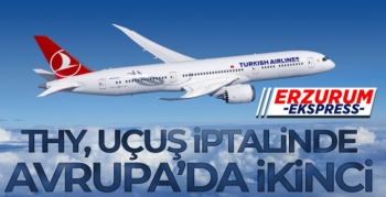THY, uçuş iptalinde Avrupa'da ikinci