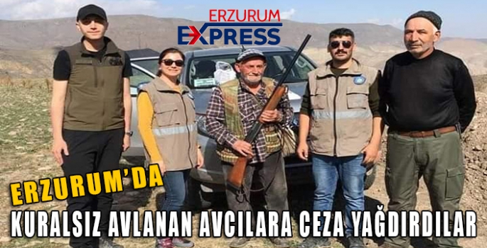  Kaçak avlanan avcılara ceza kesiliyor