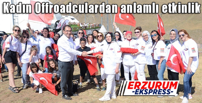  Kadın offroadçılardan 30 Ağustos konvoyu