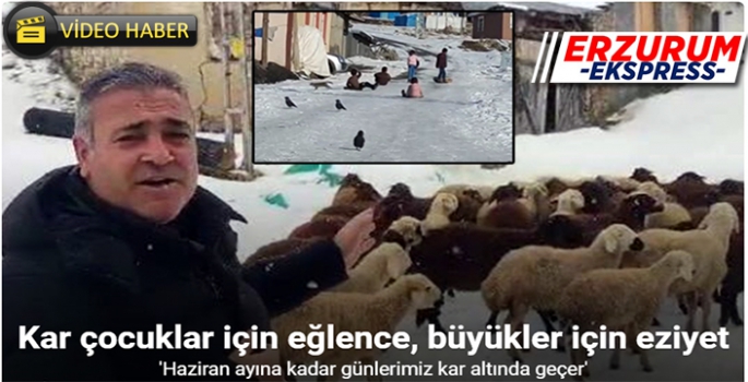 Kar çocuklar için eğlence, büyükler için eziyet oldu