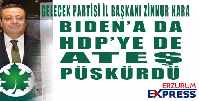 KARA BİDEN'İ DE HDP'Yİ DE KINIYORUM