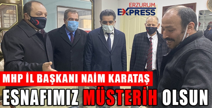 Karataş, “Esnafımız müsterih olsun”