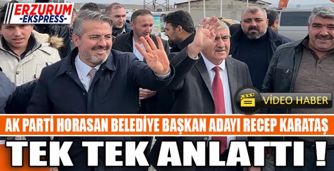 Karataş, tek tek anlattı.