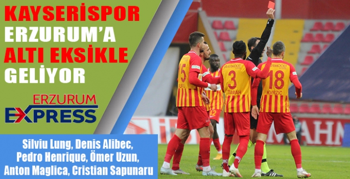 Kayserispor'da sakatlık şoku