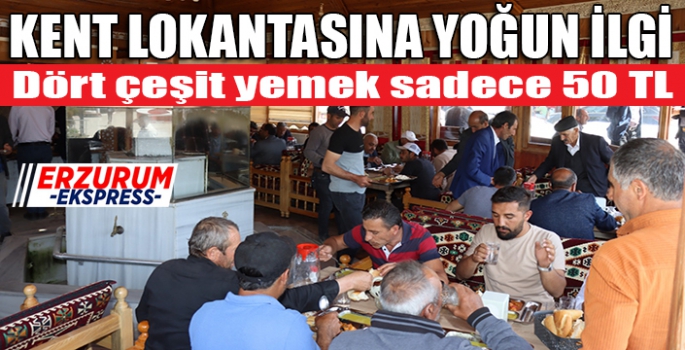 Kent Lokantasına yoğun ilgi 