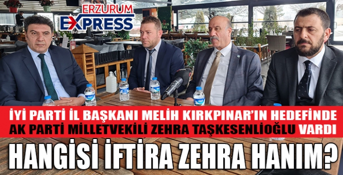 KIRKPINAR, HANGİSİ İFTİRA ZEHRA HANIM