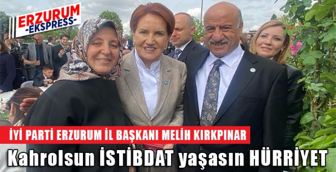 Kırkpınar, Kahrolsun istibdat yaşasın hürriyet