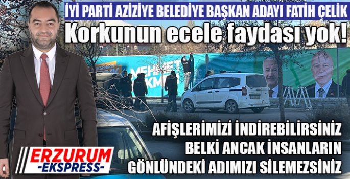 Korkunun ecele faydası yok. 