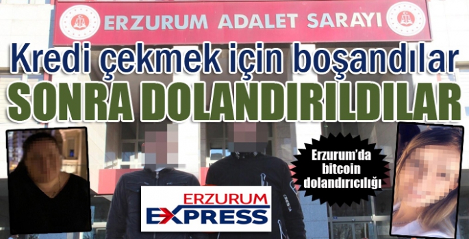 Kredi çekmek için boşandılar sonra dolandırıldılar