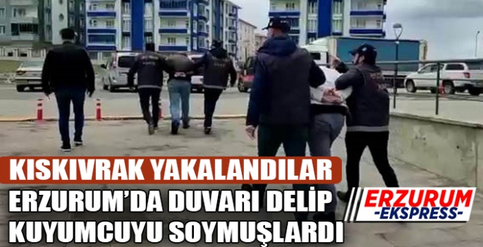 Kuyumcu hırsızları yakalandı