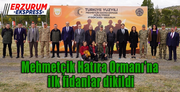 Mehmetçik Hatıra Ormanı’na ilk fidanlar dikildi