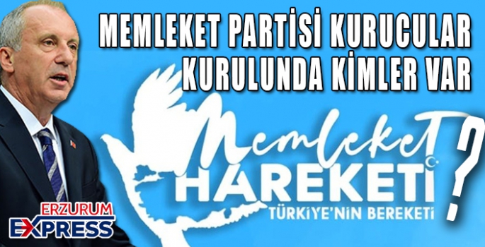 Memleket Partisi Kurucular Kurulunda kimler var? 