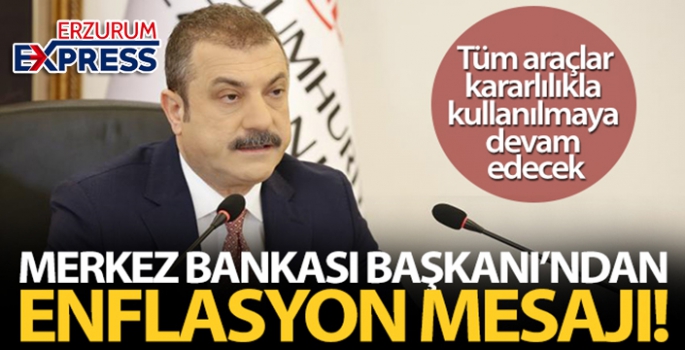 Merkez Bankası Başkanı Kavcıoğlu'ndan enflasyon açıklaması