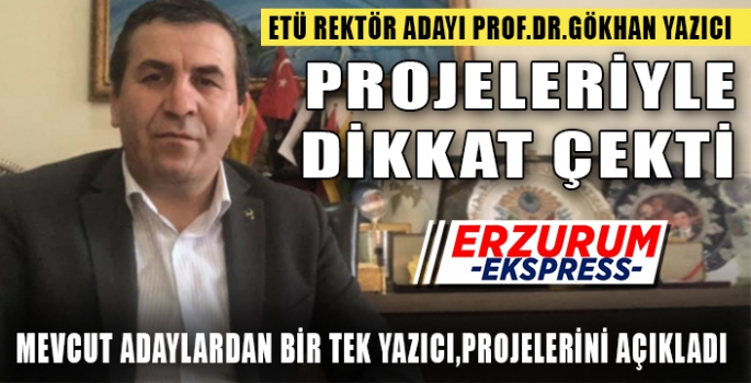 MEVCUT ADAYLARDAN BİR TEK YAZICI PROJELERİNİ AÇIKLADI