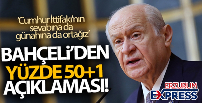 MHP Genel Başkanı Bahçeli'den önemli açıklamalar! 'Sonuna kadar ortağız'