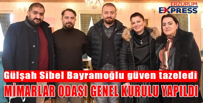 Mimarlar odasında genel kurul heyecanı