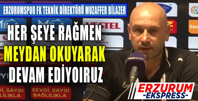 Muzaffer Bilazer: “Göztepe deplasmanında alınan 1 puan kötü değildir”