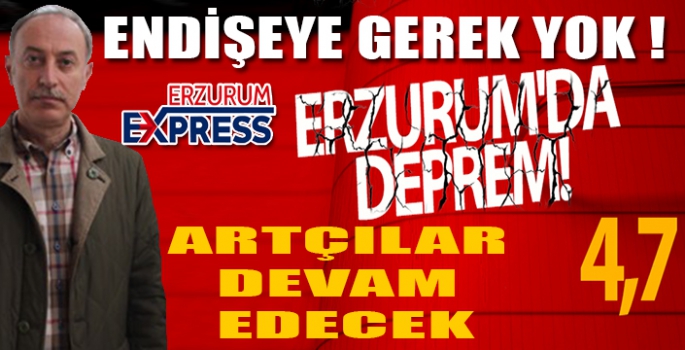 Neotektonik ve Deprem Uzmanı Prof. Dr. Selim, “Artçılar devam edecek”