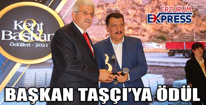 Oltu Belediye Başkanı Taşçı Malatya’da ödül aldı