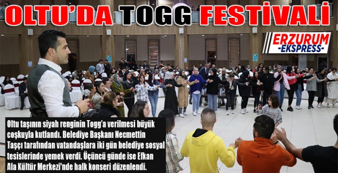 Oltu'da Togg için 3 gün etkinlik düzenlendi