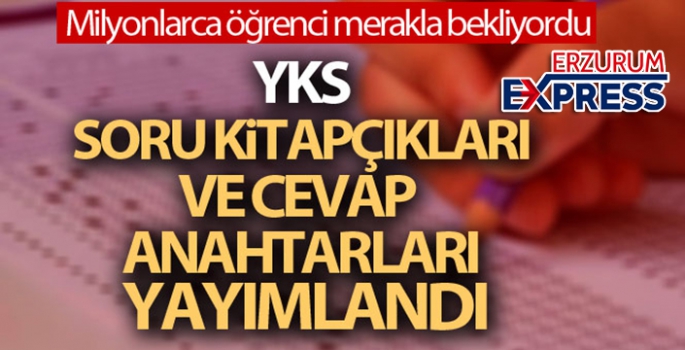 ÖSYM açıkladı! Soru Kitapçıkları ve Cevap Anahtarları yayımlandı...