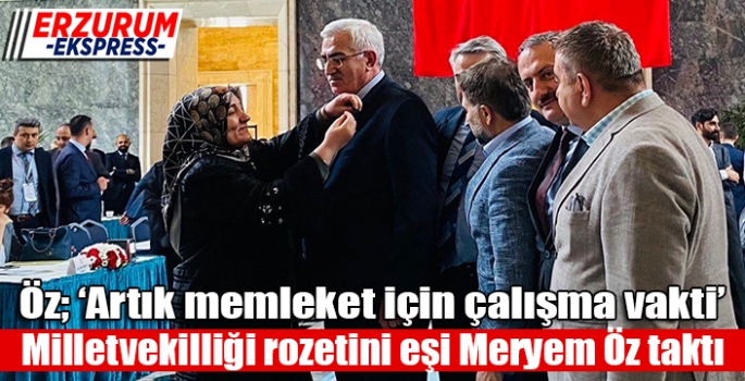  Öz; ‘Artık memleket için çalışma vakti’