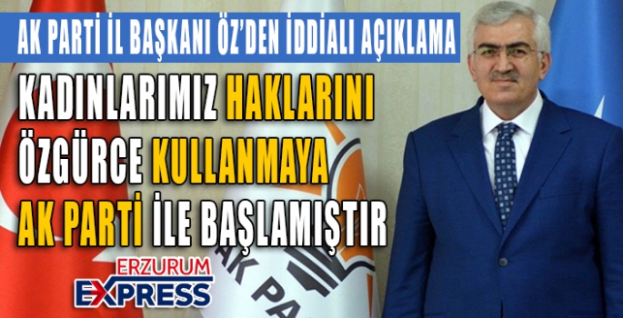 ÖZ: KADINLARIMIZ YARINLARIN MİMARIDIR