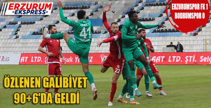 ÖZLENEN GALİBİYET 90+6'DA GELDİ