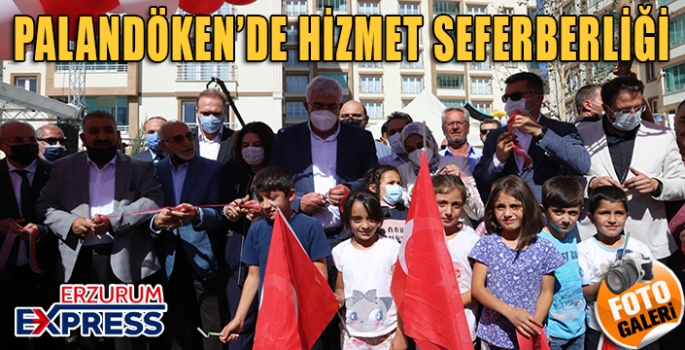 Palandöken’de hizmet seferberliği