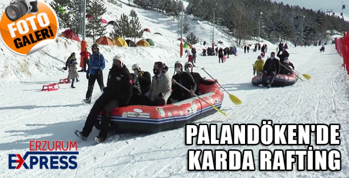 PALANDÖKEN'DE KARDA RAFTİNG