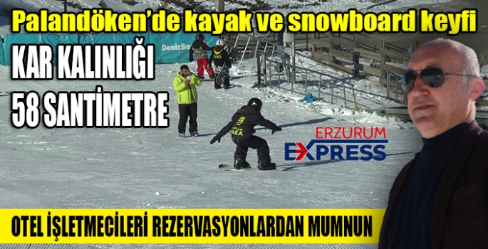  Palandöken’de kayak ve snowboard keyfi