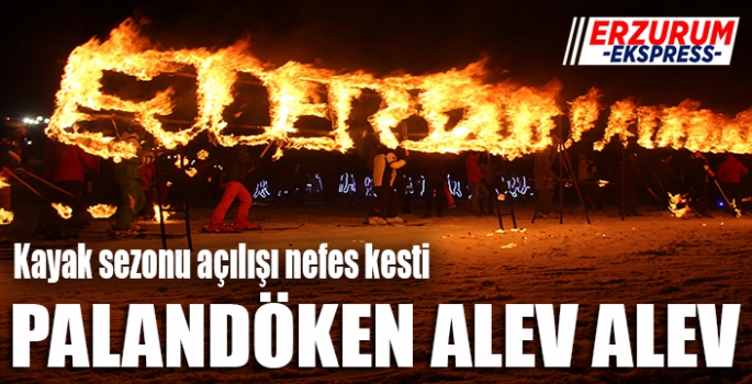 Palandöken’de sezon açılışı nefes kesti