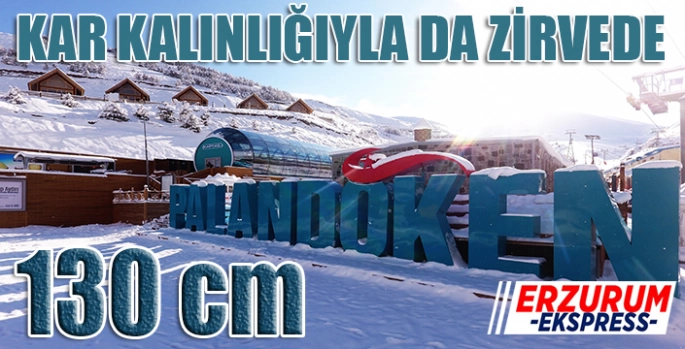 Palandöken kar kalınlığında da zirvede