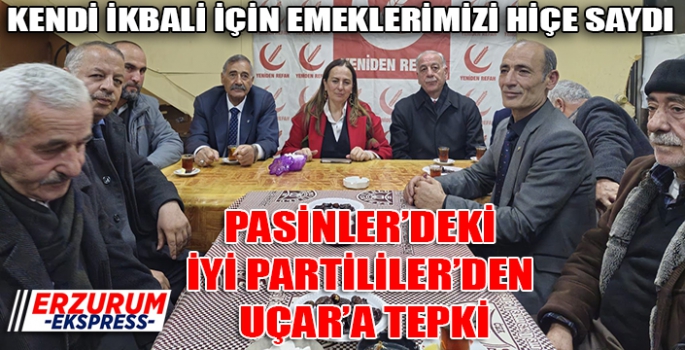 Pasinler'de İYİ Parti adayını çekti. 