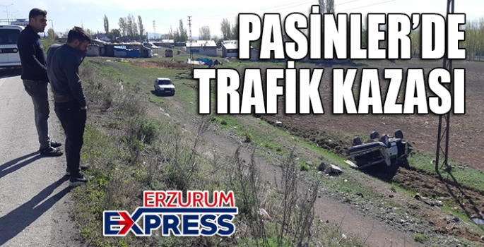 Pasinler'de trafik kazası