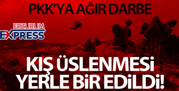 PKK'nın kış üstlenmesine ağır darbe