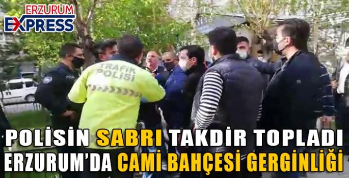 Polis ve vatandaşlar arasında gerginlik