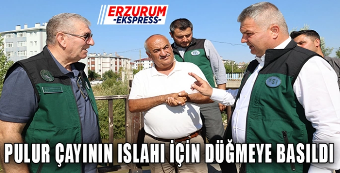 Pulur çayında yerinde inceleme 