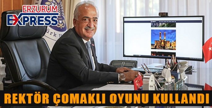 Rektör Çomaklı, fotoğraf yarışmasında oyunu kullandı