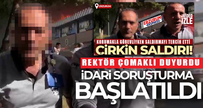 REKTÖR ÇOMAKLI GEREĞİNİ YAPTI 