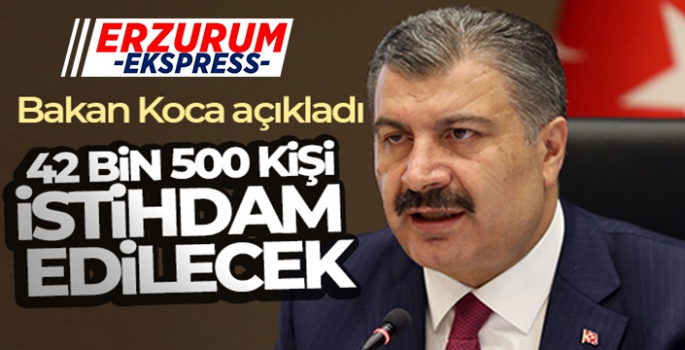 Sağlık Bakanlığı'nda 42 bin 500 kişi istihdam edilecek