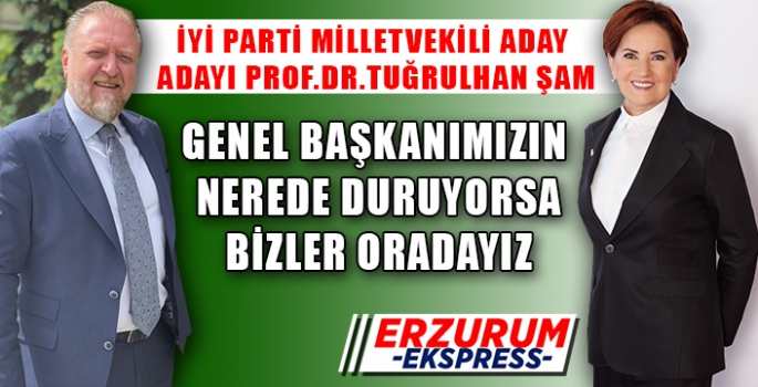 ŞAM, GENEL BAŞKANIMIZ NEREDE DURUYORSA BİZLER ORADAYIZ 