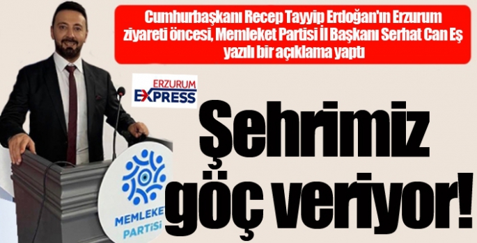 Şehrimiz Göç veriyor!