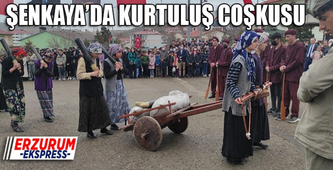 Şenkaya’da kurtuluş coşkusu