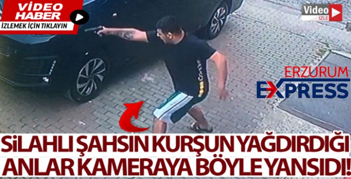 Silahlı çatışma anları kamerada