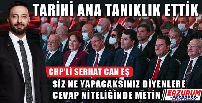 SİZ NE YAPACAKSINIZ DİYENLERE CEVAP NİTELİĞİNDE METİN