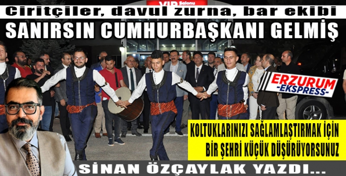 SİZİN YÜZÜNÜZDEN GELEN BİZE TEPEDEN BAKIYOR.